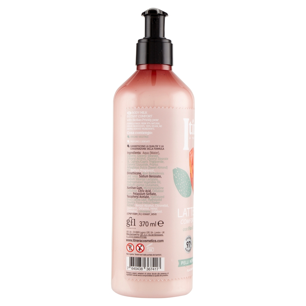 Itinera Latte Corpo Comfort Istantaneo con Fico d'India della Sicilia 370 ml